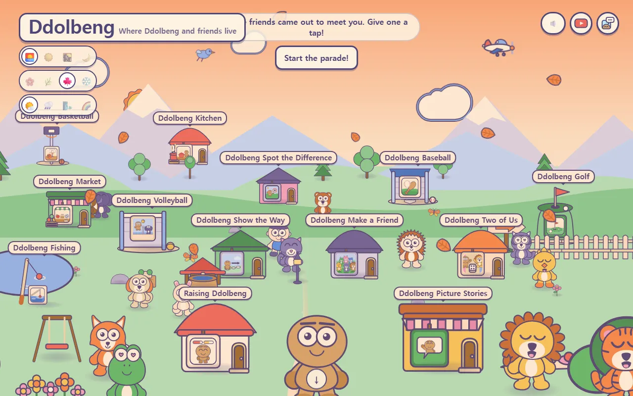Ddolbeng in English: "Where Ddolbeng and friends live"